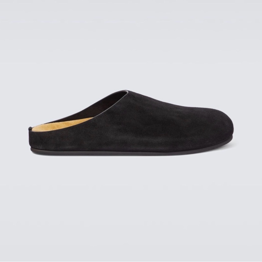 The Row Black Hugo Suede Cloag Loafers - Picture 5 of 6